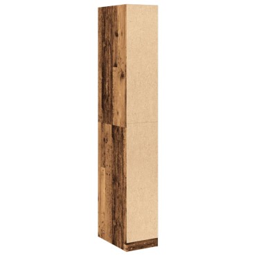 vidaXL Ντουλάπα Όψη Παλαιού Ξύλου 30x50x200cm από Επεξεργασμένο Ξύλο 1 τεμ.
