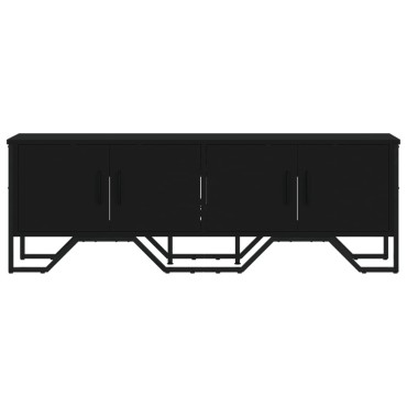 vidaXL Έπιπλο Τηλεόρασης Μαύρο 122x34x41cm Επεξεργασμένο Ξύλο