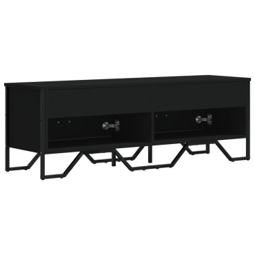 vidaXL Έπιπλο Τηλεόρασης Μαύρο 122x34x41cm Επεξεργασμένο Ξύλο