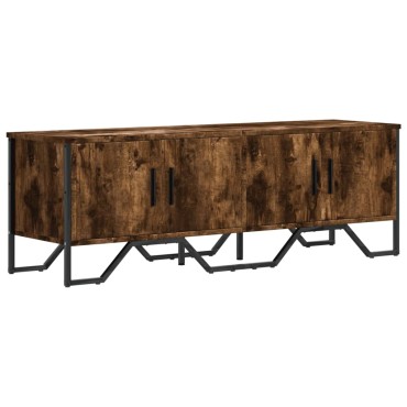 vidaXL Έπιπλο Τηλεόρασης Καπνιστή Δρυς 122x34x41cm Επεξεργασμένο Ξύλο