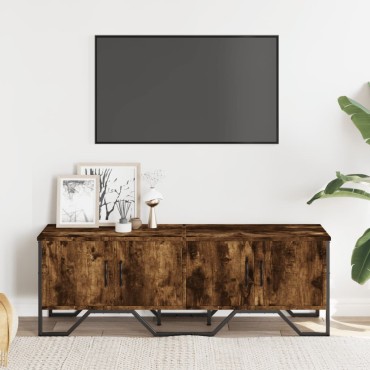 vidaXL Έπιπλο Τηλεόρασης Καπνιστή Δρυς 122x34x41cm Επεξεργασμένο Ξύλο