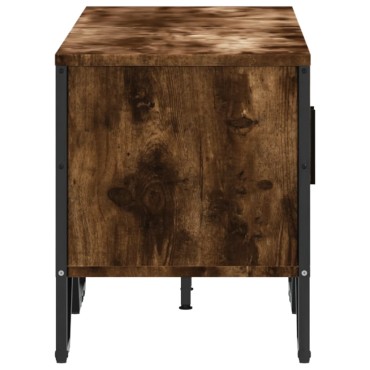 vidaXL Έπιπλο Τηλεόρασης Καπνιστή Δρυς 122x34x41cm Επεξεργασμένο Ξύλο