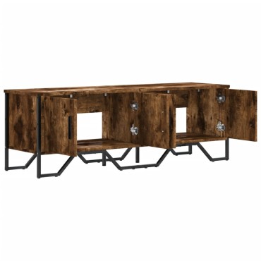 vidaXL Έπιπλο Τηλεόρασης Καπνιστή Δρυς 122x34x41cm Επεξεργασμένο Ξύλο