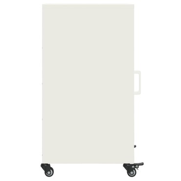vidaXL Μπουφές Λευκός 36x39x72cm από Ατσάλι 1 τεμ.