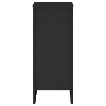 vidaXL Βιβλιοθήκη Μαύρη 50x31x74,5cm από Επεξεργασμένο Ξύλο 1 τεμ.