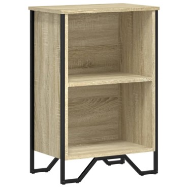 vidaXL Βιβλιοθήκη Sonoma Δρυς 50x31x74,5cm από Επεξεργασμένο Ξύλο 1 τεμ.