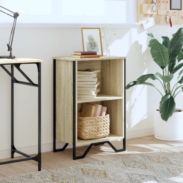 vidaXL Βιβλιοθήκη Sonoma Δρυς 50x31x74,5cm από Επεξεργασμένο Ξύλο 1 τεμ.