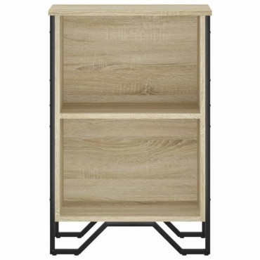 vidaXL Βιβλιοθήκη Sonoma Δρυς 50x31x74,5cm από Επεξεργασμένο Ξύλο 1 τεμ.