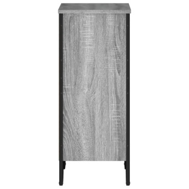 vidaXL Βιβλιοθήκη Γκρι Sonoma 50x31x74,5cm από Επεξεργ. Ξύλο 1 τεμ.