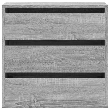 vidaXL Συρταριέρα Γκρι Sonoma 60x41x58cm από Επεξεργ. Ξύλο 1 τεμ.