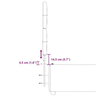 vidaXL Κρεβάτι Boxspring με Στρώμα Σκούρο Γκρι 90x200 εκ. Υφασμάτινο