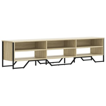vidaXL Έπιπλο Τηλεόρασης Sonoma Δρυς 180x34x41cm Επεξεργασμένο Ξύλο