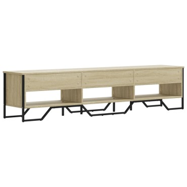 vidaXL Έπιπλο Τηλεόρασης Sonoma Δρυς 180x34x41cm Επεξεργασμένο Ξύλο