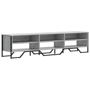 vidaXL Έπιπλο Τηλεόρασης Γκρι Sonoma 180x34x41cm από Επεξεργ. Ξύλο