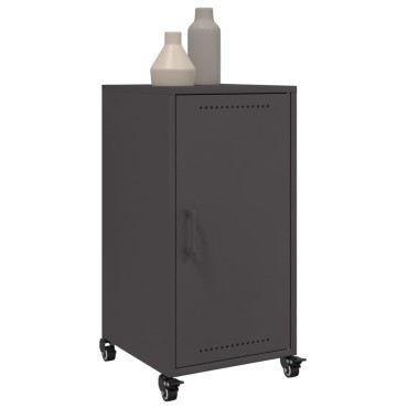 vidaXL Ντουλάπι Μαύρο 36x39x72cm από Ατσάλι 1 τεμ.