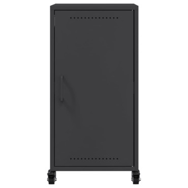 vidaXL Ντουλάπι Μαύρο 36x39x72cm από Ατσάλι 1 τεμ.