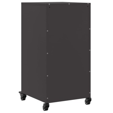 vidaXL Ντουλάπι Μαύρο 36x39x72cm από Ατσάλι 1 τεμ.