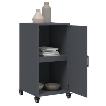 vidaXL Μπουφές Ανθρακί 36x39x72cm από Ατσάλι 1 τεμ.
