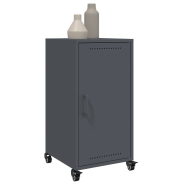 vidaXL Μπουφές Ανθρακί 36x39x72cm από Ατσάλι 1 τεμ.