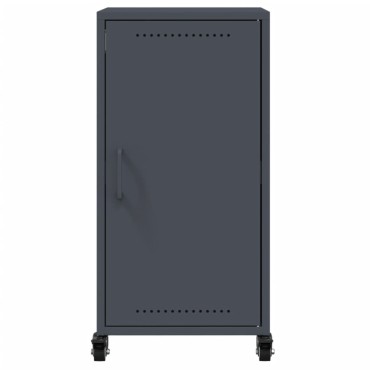 vidaXL Μπουφές Ανθρακί 36x39x72cm από Ατσάλι 1 τεμ.