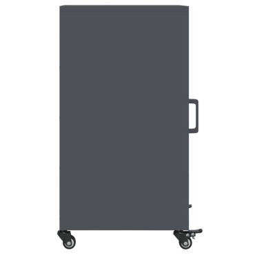 vidaXL Μπουφές Ανθρακί 36x39x72cm από Ατσάλι 1 τεμ.