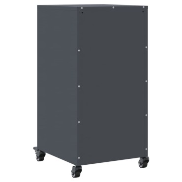vidaXL Μπουφές Ανθρακί 36x39x72cm από Ατσάλι 1 τεμ.