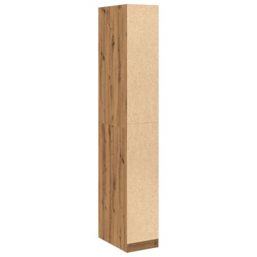 vidaXL Ντουλάπα Αρτισιανή Δρυς 30x50x200cm από Επεξεργασμένο Ξύλο 1 τεμ.