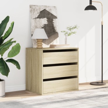 vidaXL Συρταριέρα Sonoma Δρυς 60x41x58cm από Επεξεργ. Ξύλο 1 τεμ.