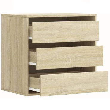 vidaXL Συρταριέρα Sonoma Δρυς 60x41x58cm από Επεξεργ. Ξύλο 1 τεμ.