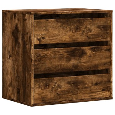 vidaXL Συρταριέρα Καπνιστή Δρυς 60x41x58cm από Επεξεργ. Ξύλο 1 τεμ.