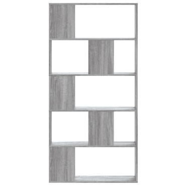 vidaXL Βιβλιοθήκη 5Επιπέδων Sonoma Δρυς 80,5x23,5x162,5cm Επεξ. Ξύλο 1 τεμ.