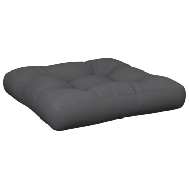 vidaXL Μαξιλάρι Παλέτας Γκρι 50x50x12cm Υφασμάτινο