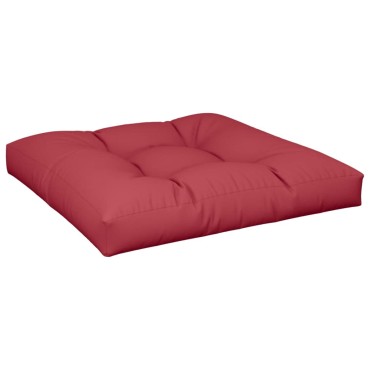 vidaXL Μαξιλάρι Καναπέ Παλέτας Μπορντό 70x70x12cm