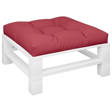 vidaXL Μαξιλάρι Καναπέ Παλέτας Μπορντό 70x70x12cm