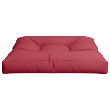 vidaXL Μαξιλάρι Καναπέ Παλέτας Μπορντό 70x70x12cm