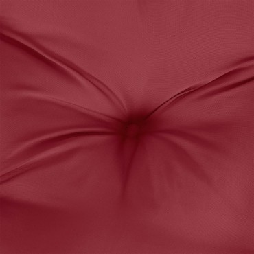 vidaXL Μαξιλάρι Καναπέ Παλέτας Μπορντό 70x70x12cm