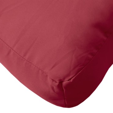 vidaXL Μαξιλάρι Καναπέ Παλέτας Μπορντό 70x70x12cm