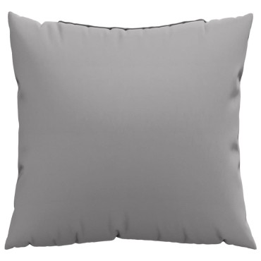 vidaXL Μαξιλάρια Καναπέ 4 τεμ. Γκρι 60x60cm Υφασμάτινα