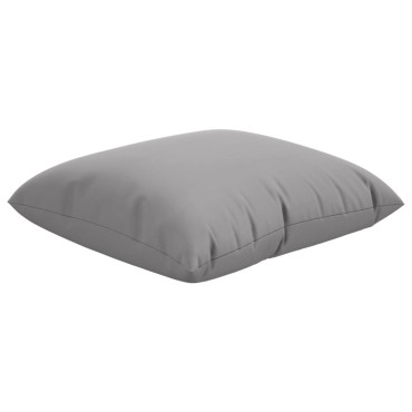 vidaXL Μαξιλάρια Καναπέ 4 τεμ. Γκρι 50x50cm Υφασμάτινα
