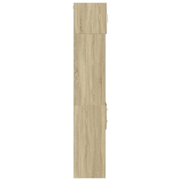 vidaXL Ντουλάπι Αποθήκευσης Στενό Δρυς 30x42,5x225cm Επεξεργ. Ξύλο 1 τεμ.