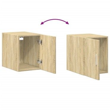 vidaXL Ντουλάπι Αποθήκευσης Στενό Δρυς 30x42,5x225cm Επεξεργ. Ξύλο 1 τεμ.