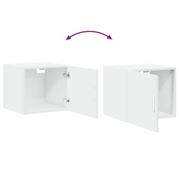 vidaXL Ντουλάπι Αποθήκευσης Στενό Λευκό 45x42,5x225cm Επεξεργ. Ξύλο 1 τεμ.