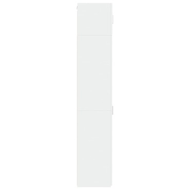 vidaXL Ντουλάπι Αποθήκευσης Στενό Λευκό 40x42,5x225cm Επεξεργ. Ξύλο 1 τεμ.