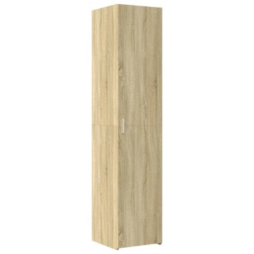vidaXL Ντουλάπι Αποθήκευσης Στενό Δρυς 40x42,5x225cm Επεξεργ. Ξύλο 1 τεμ.