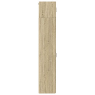 vidaXL Ντουλάπι Αποθήκευσης Στενό Δρυς 40x42,5x225cm Επεξεργ. Ξύλο 1 τεμ.