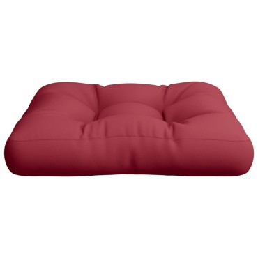 vidaXL Μαξιλάρι Παλέτας Μπορντό Υφασμάτινο 61,5x60x10cm