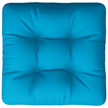 vidaXL Μαξιλάρι Παλέτας Μπλε 60x60x12cm Υφασμάτινο
