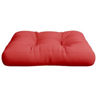 vidaXL Μαξιλάρι Παλέτας Κόκκινο 60x60x12cm Υφασμάτινο