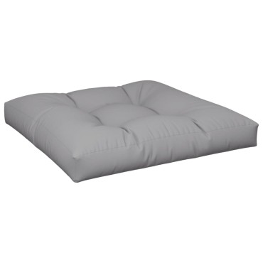 vidaXL Μαξιλάρι Παλέτας Γκρι 70x70x12cm Υφασμάτινο