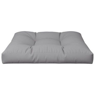 vidaXL Μαξιλάρι Παλέτας Γκρι 70x70x12cm Υφασμάτινο